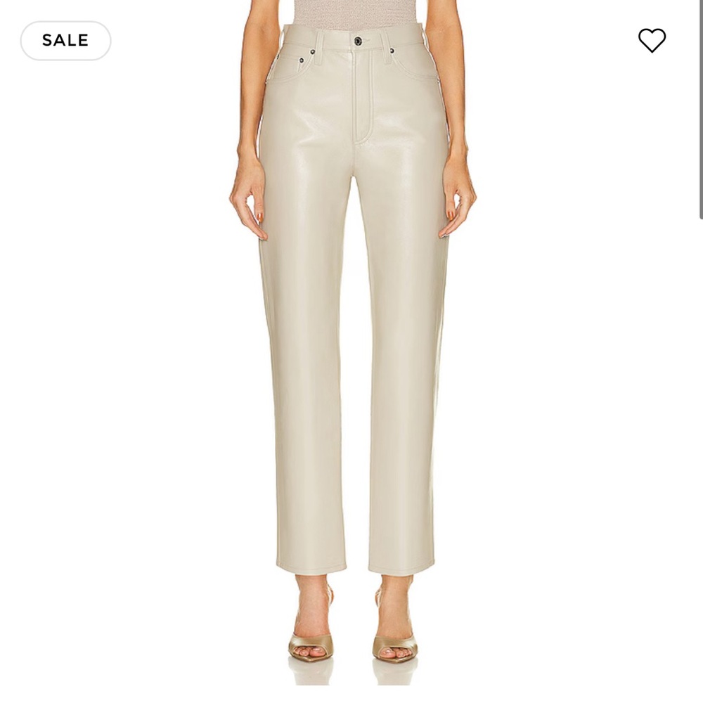 Agolde 90s pinch for leather pants